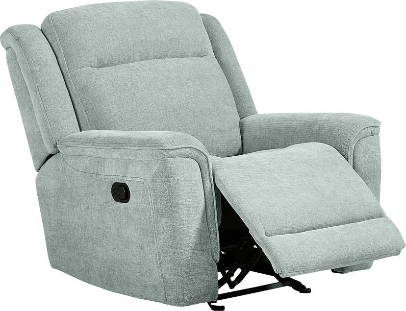Meadow Park Seafoam Glider Recliner