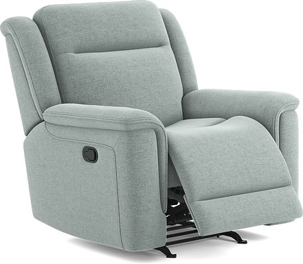 Meadow Park Seafoam Glider Recliner