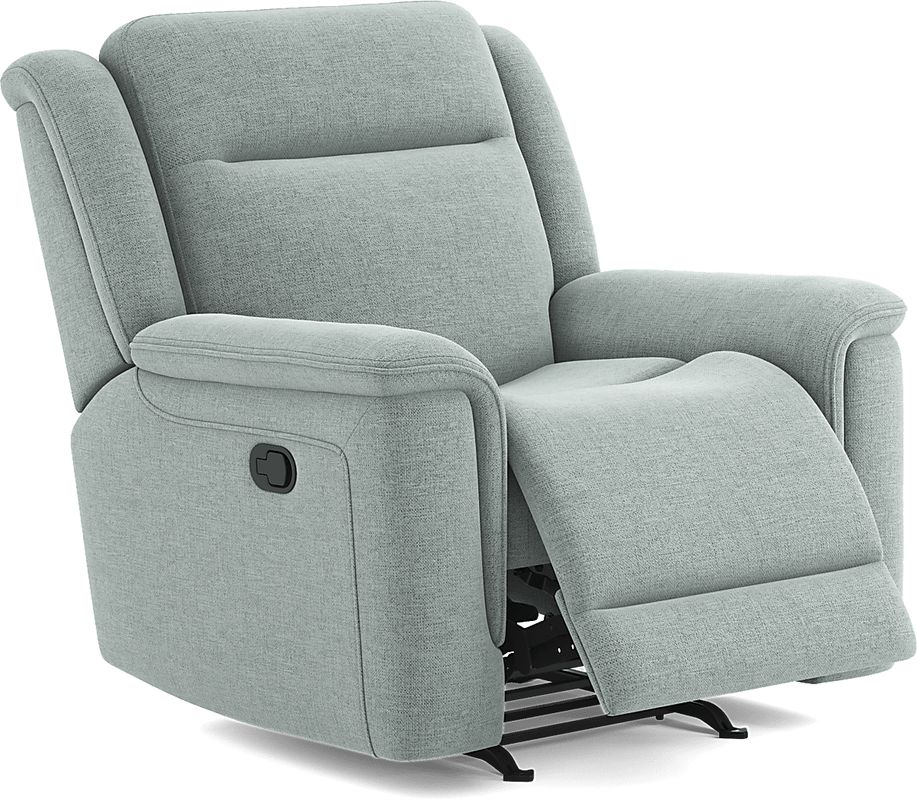 Meadow Park Seafoam Glider Recliner