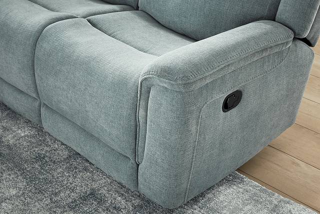 Meadow Park Seafoam 7 Pc Living Room with Dual Power Reclining Sofa - Thumbnail - Image 14