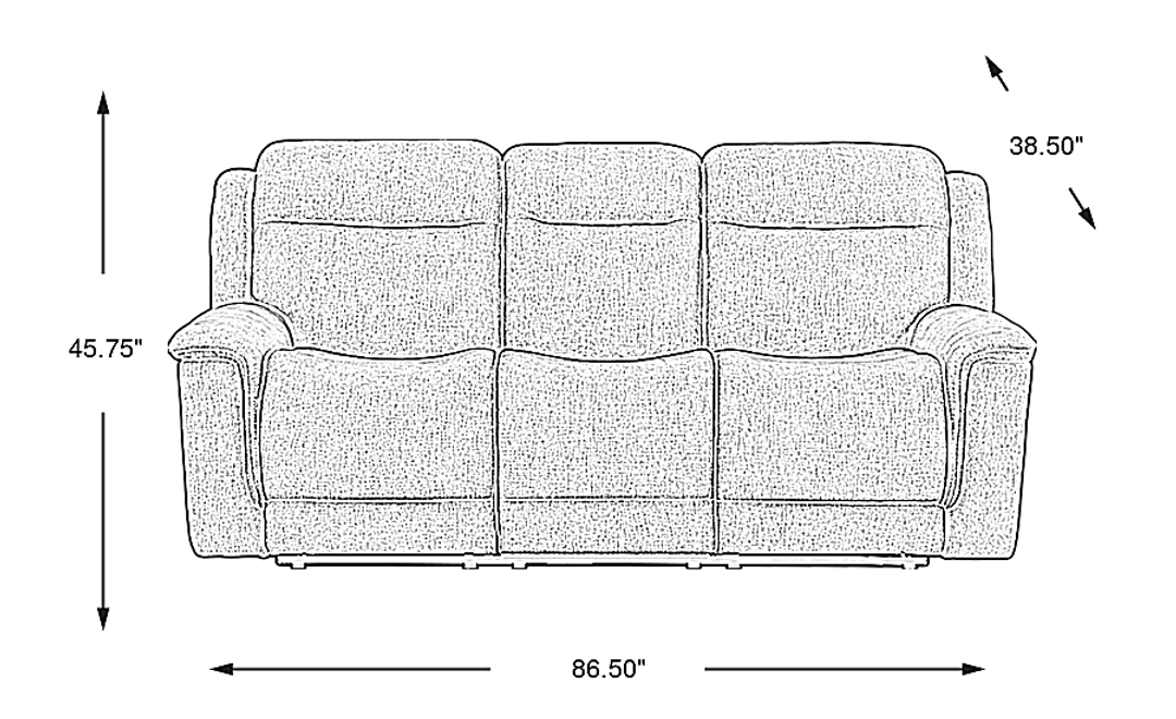 Meadow Park Non-Power Reclining Sofa