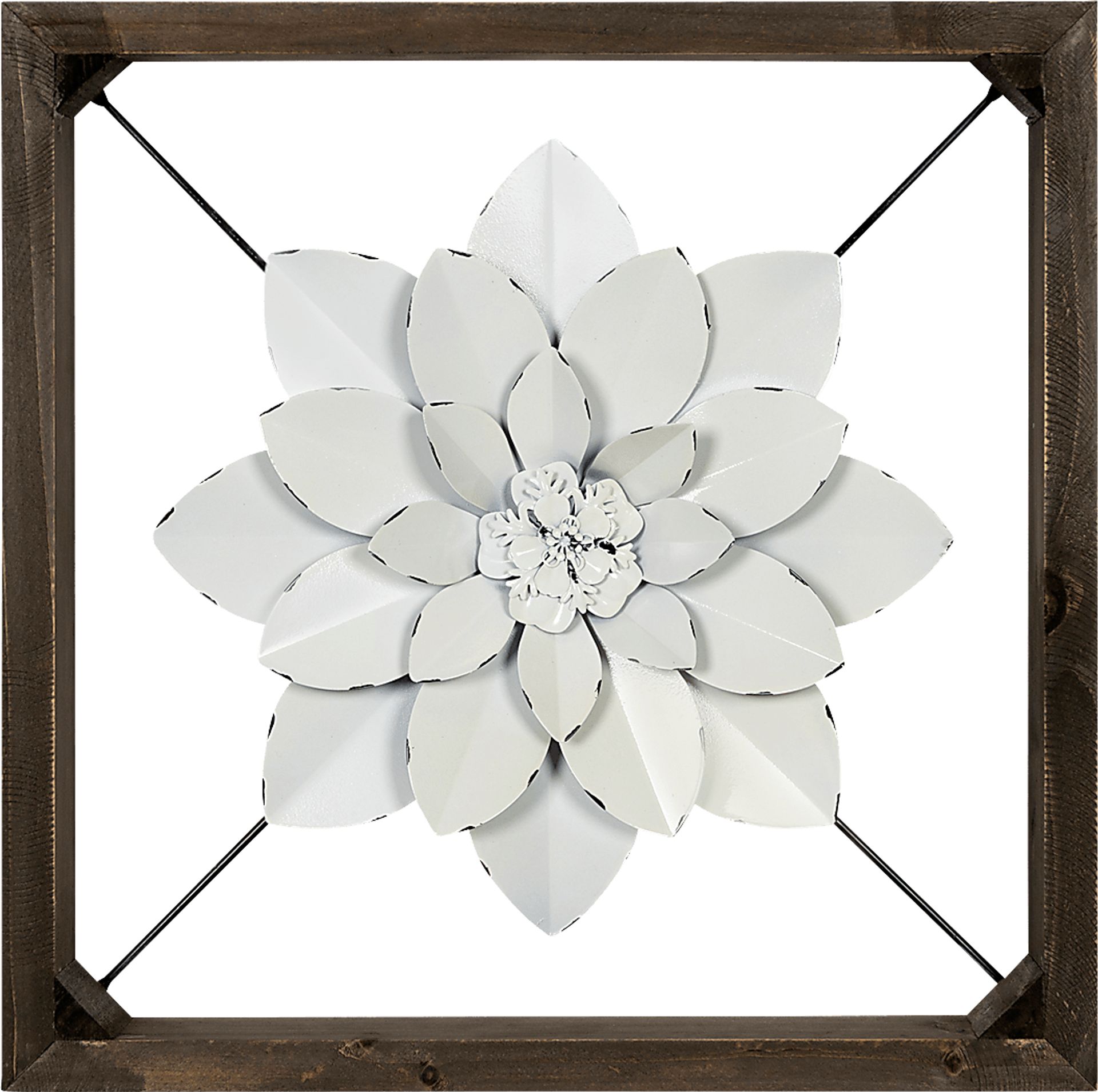 Meadowyork White Wall Decor - Image 1