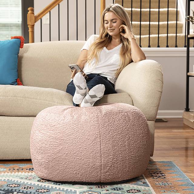 Meashi Pink Shealing Pouf - Thumbnail - Image 3