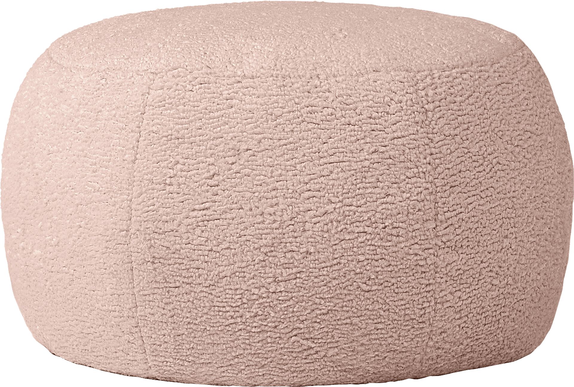 Meashi Pink Shealing Pouf - Image 1