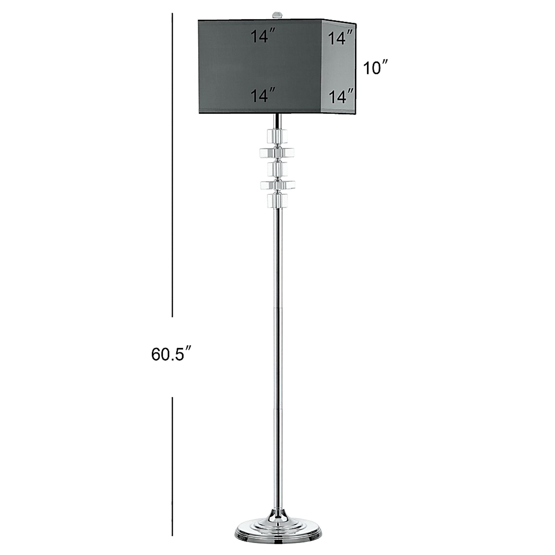 Mecca Court Silver Floor Lamp - Image 2