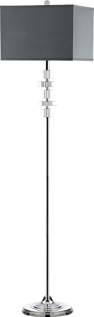 Mecca Court Silver Floor Lamp