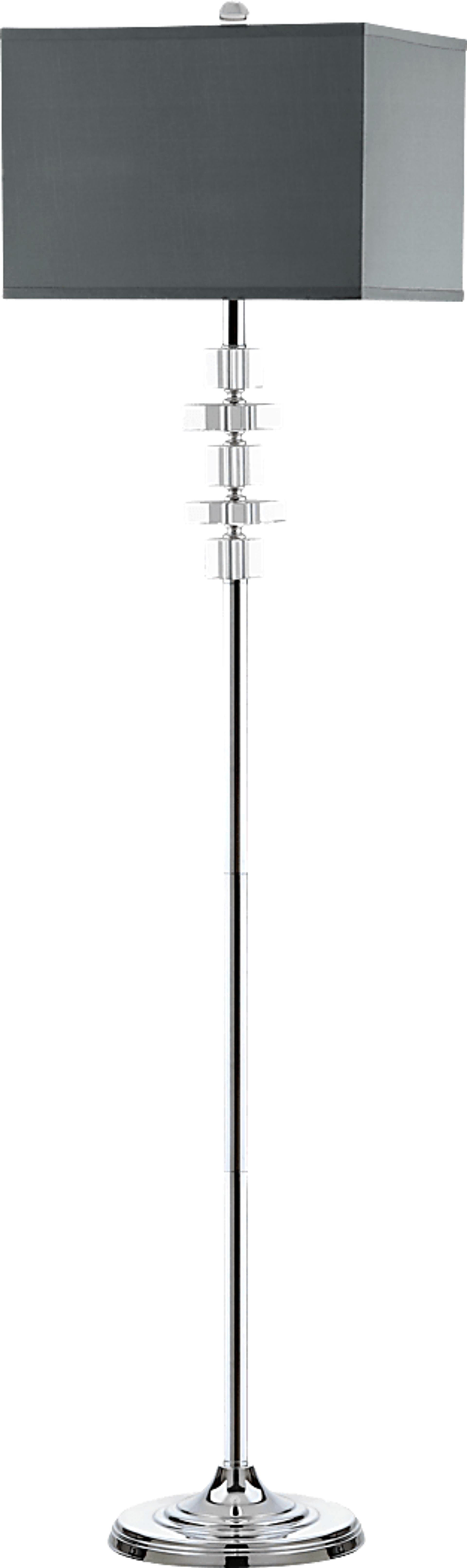 Mecca Court Silver Floor Lamp - Image 1