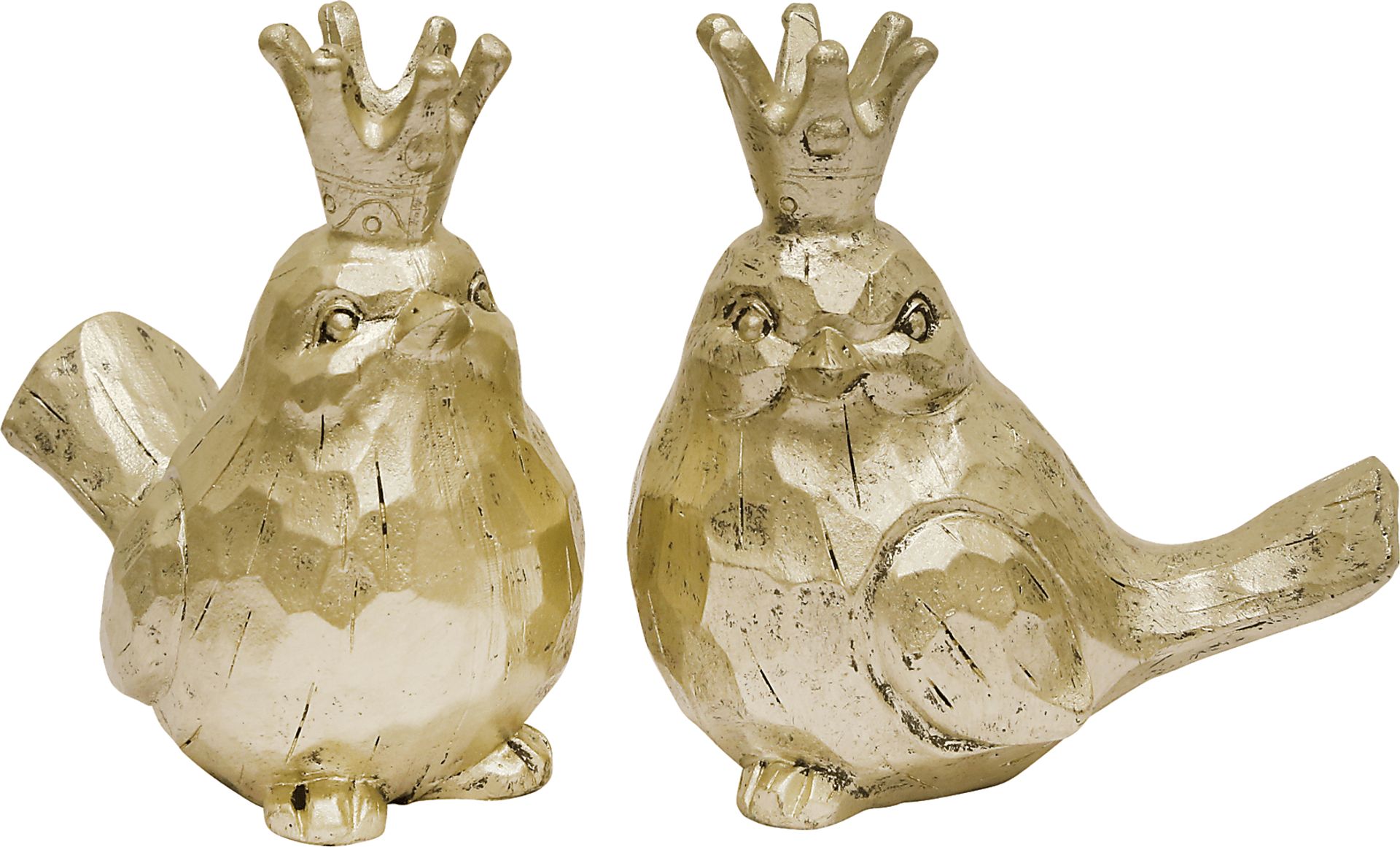 Mecklenberg Gold Figurine, Set of 2 - Image 1