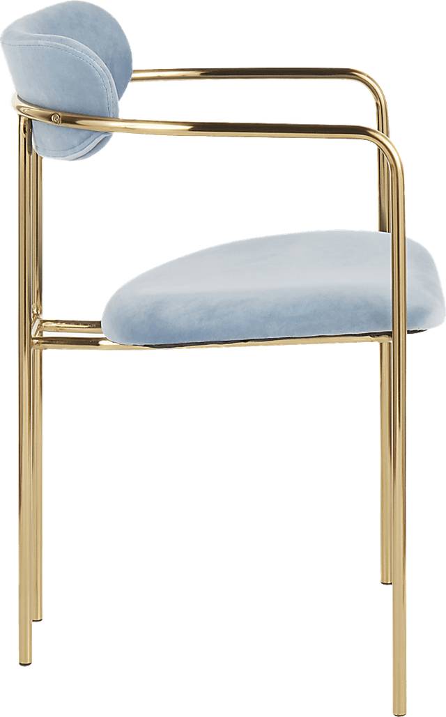 Meckling Blue Arm Chair, Set of 2 - Thumbnail - Image 3
