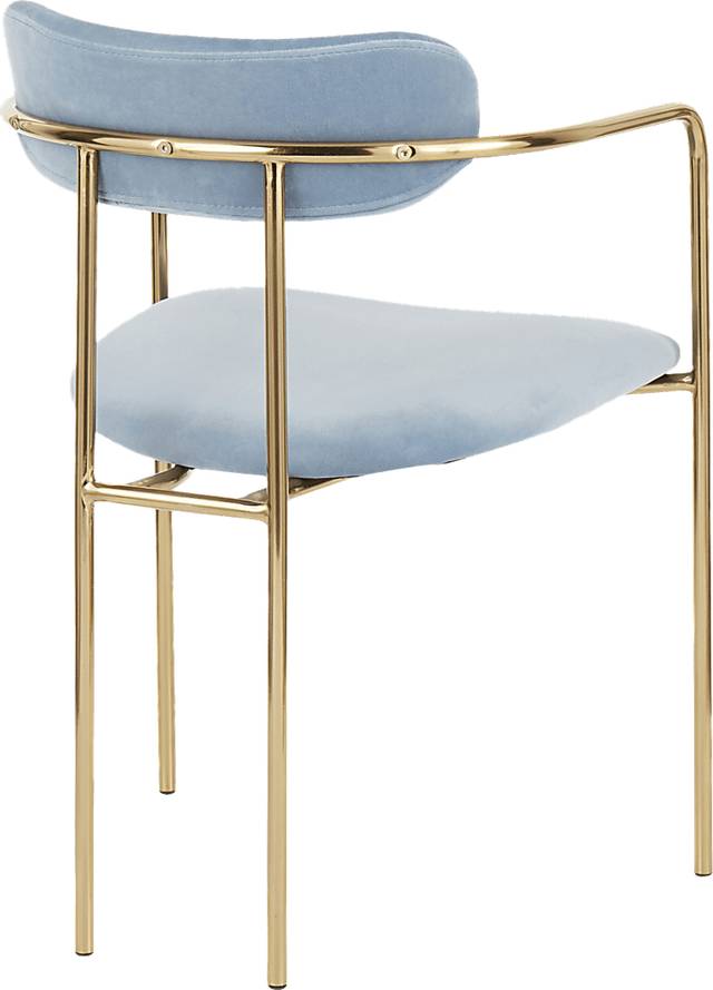 Meckling Blue Arm Chair, Set of 2 - Thumbnail - Image 4