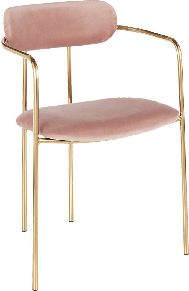 Meckling Pink Arm Chair, Set of 2 - Thumbnail - Image 2