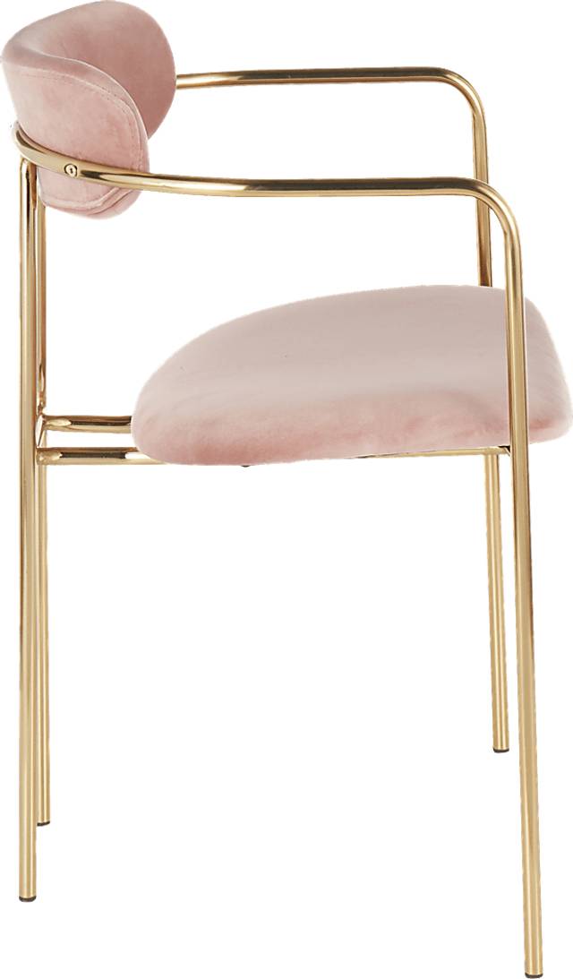 Meckling Pink Arm Chair, Set of 2 - Thumbnail - Image 3