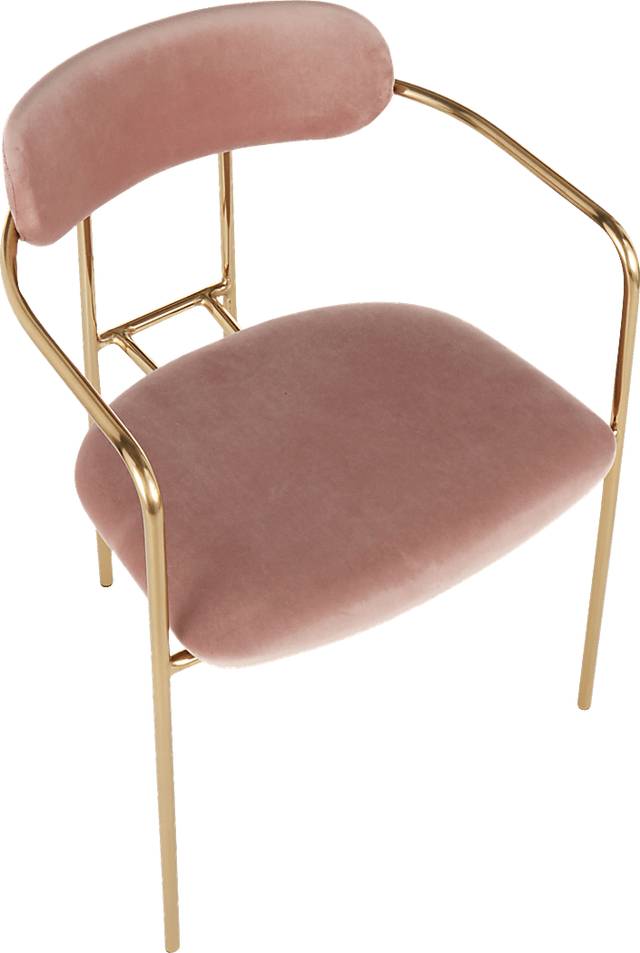 Meckling Pink Arm Chair, Set of 2 - Thumbnail - Image 7