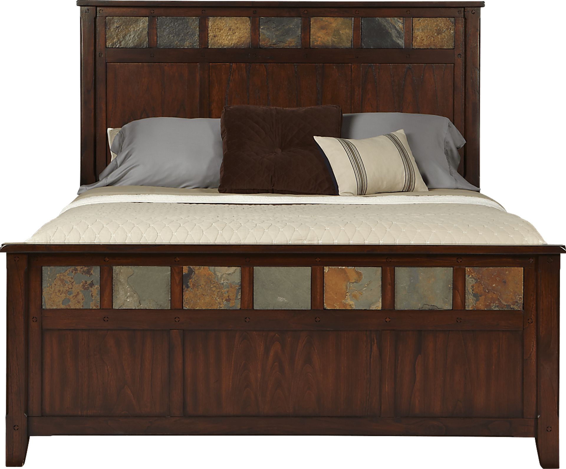 Medford Lakes Brown 3 Pc Queen Bed - Image 1