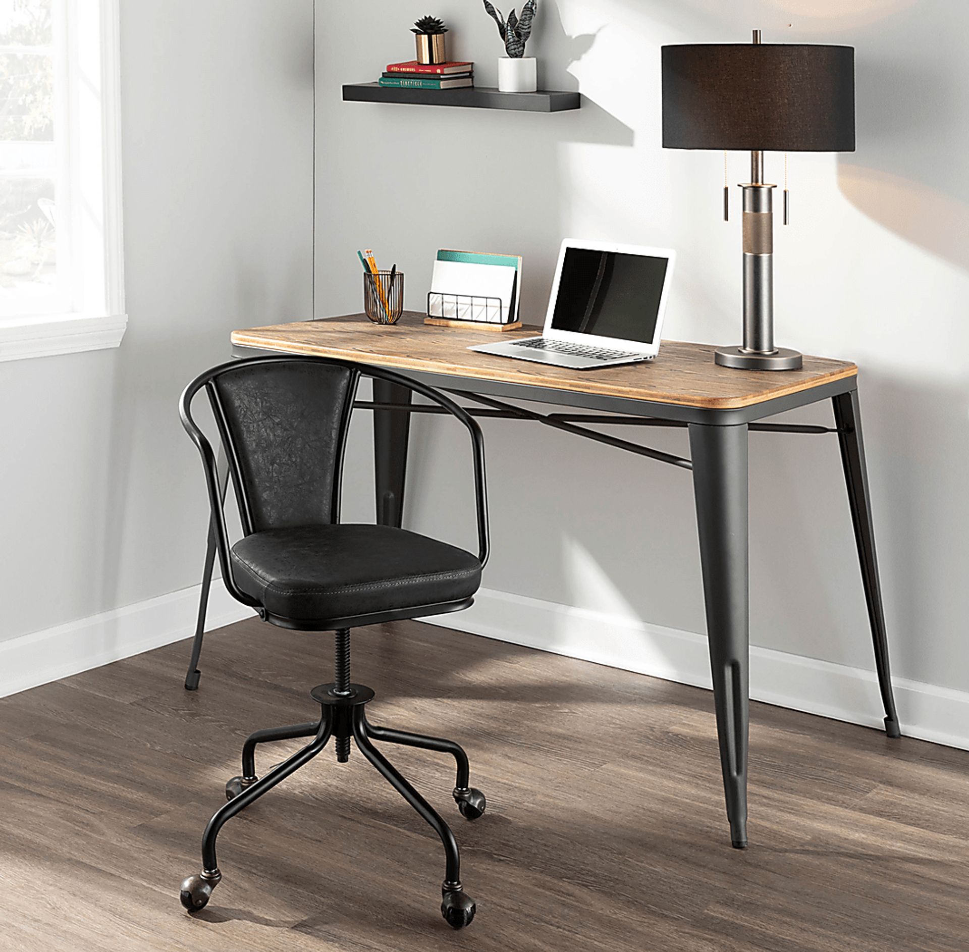 Mediamolle Gray Office Chair - Image 8
