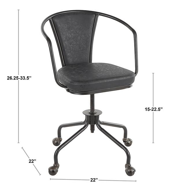 Mediamolle Gray Office Chair - Thumbnail - Image 10