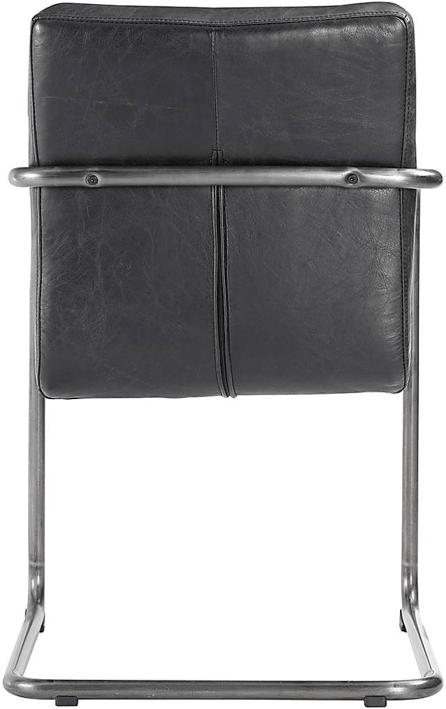 Medill Black Arm Chair, Set of 2 - Thumbnail - Image 4