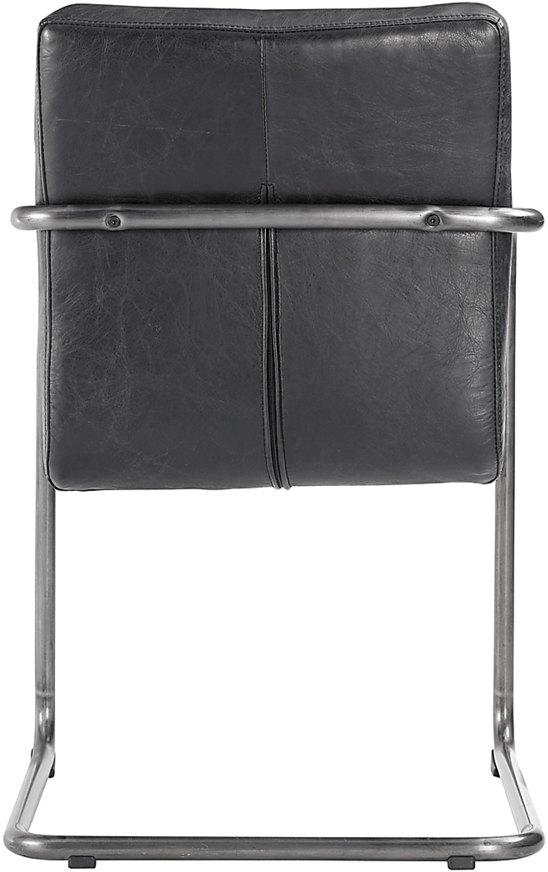 Medill Black Arm Chair, Set of 2 - Image 4