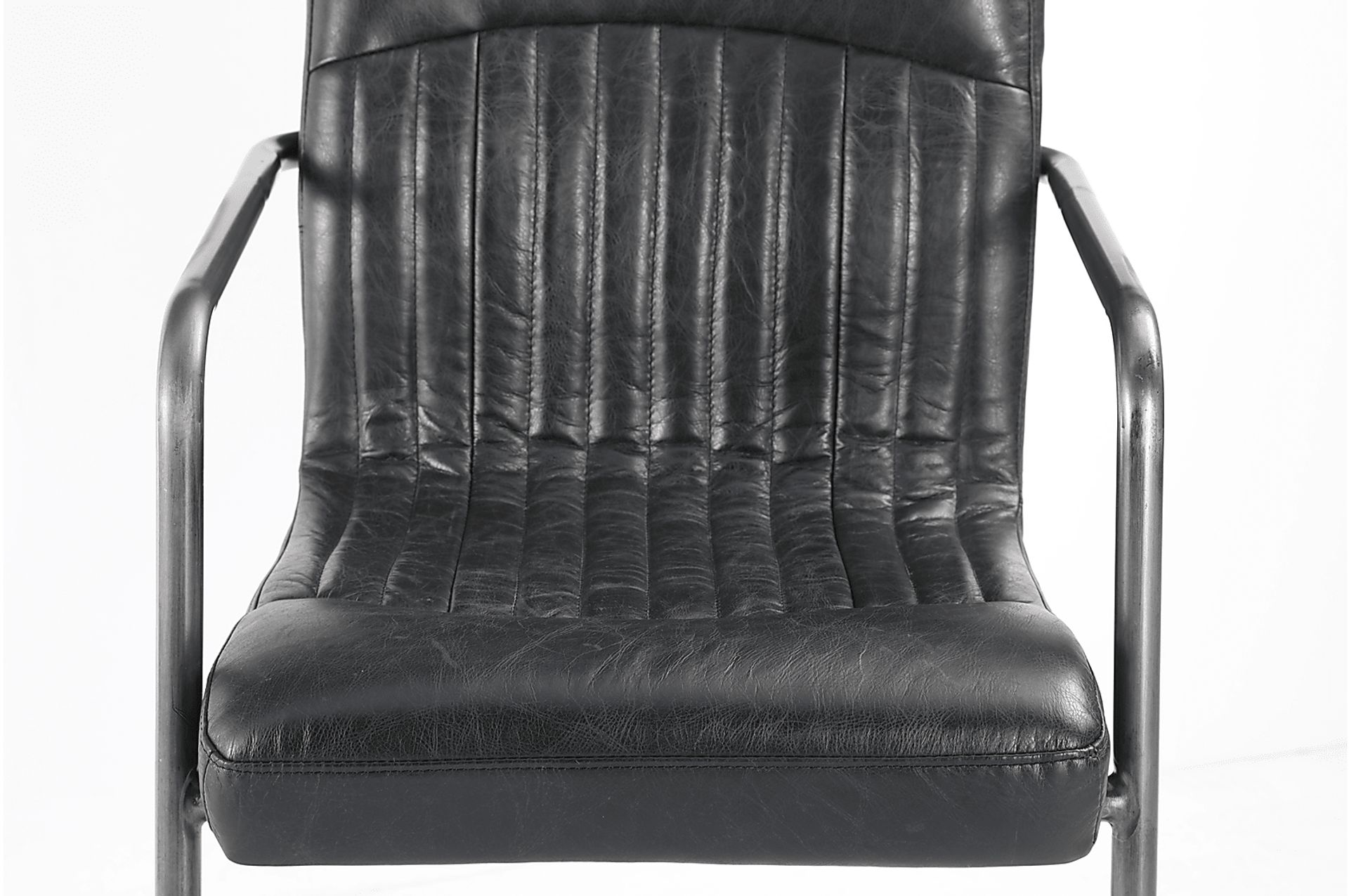 Medill Black Arm Chair, Set of 2 - Image 6