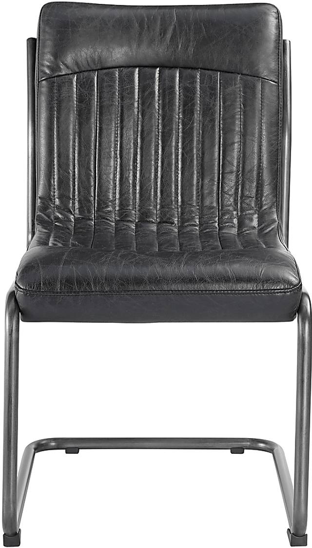 Medill Black Side Chair, Set of 2 - Thumbnail - Image 2