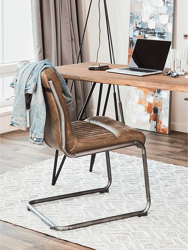 Medill Brown Side Chair, Set of 2 - Thumbnail - Image 4