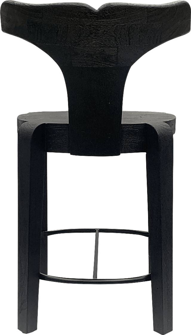 Meding Black Counter Height Stool - Thumbnail - Image 3
