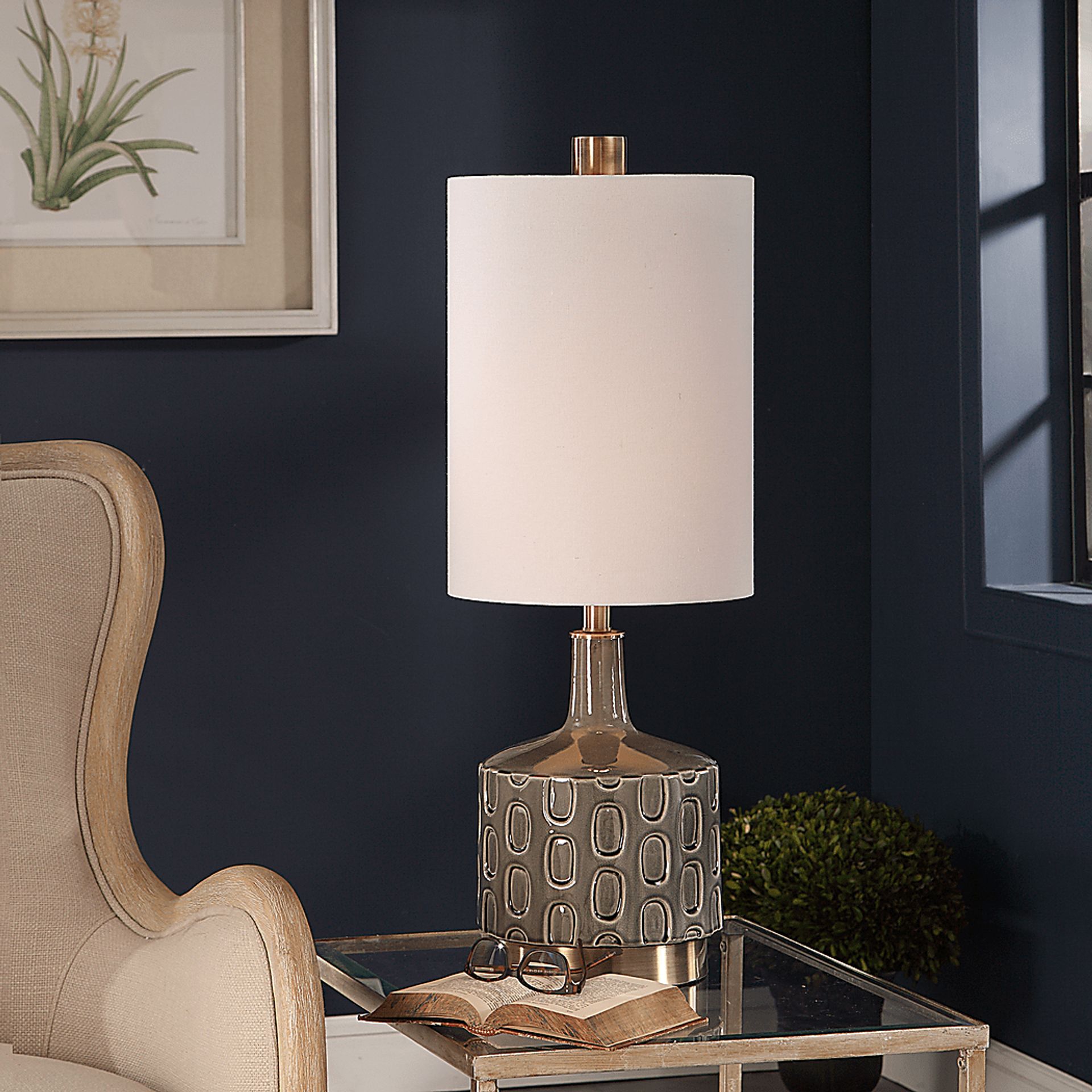 Medwell Alley Gray Lamp - Image 2
