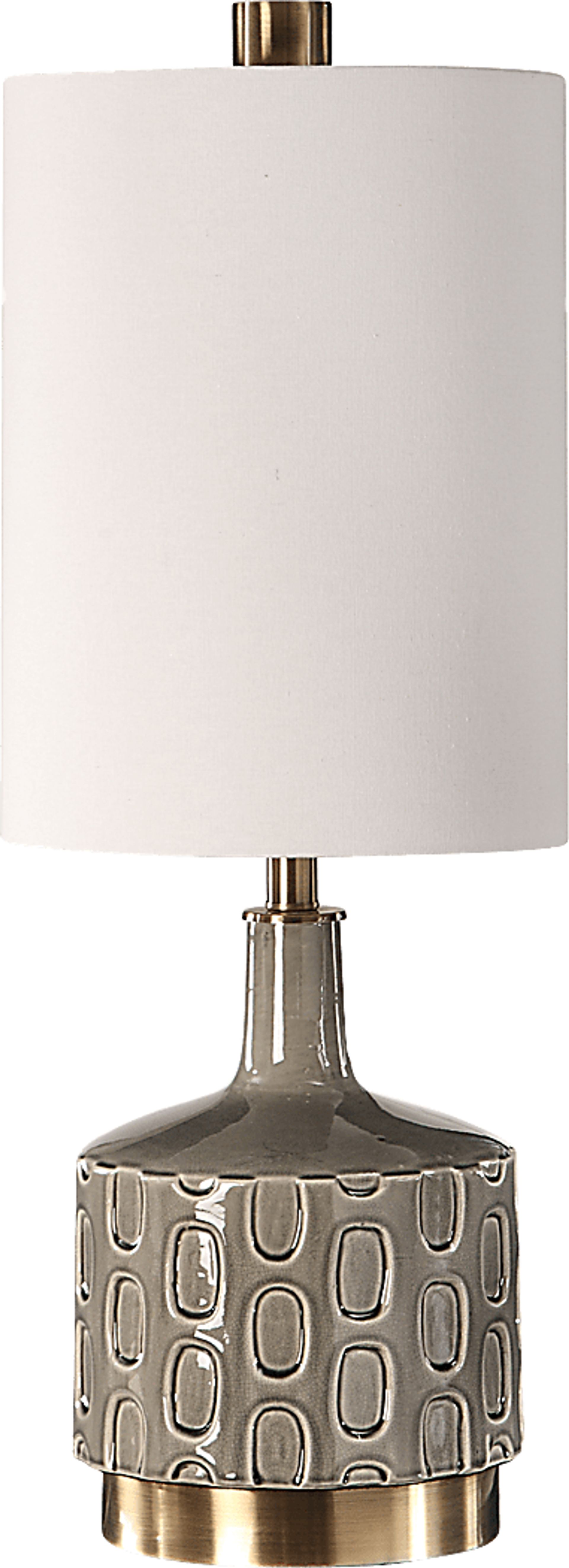 Medwell Alley Gray Lamp - Image 1
