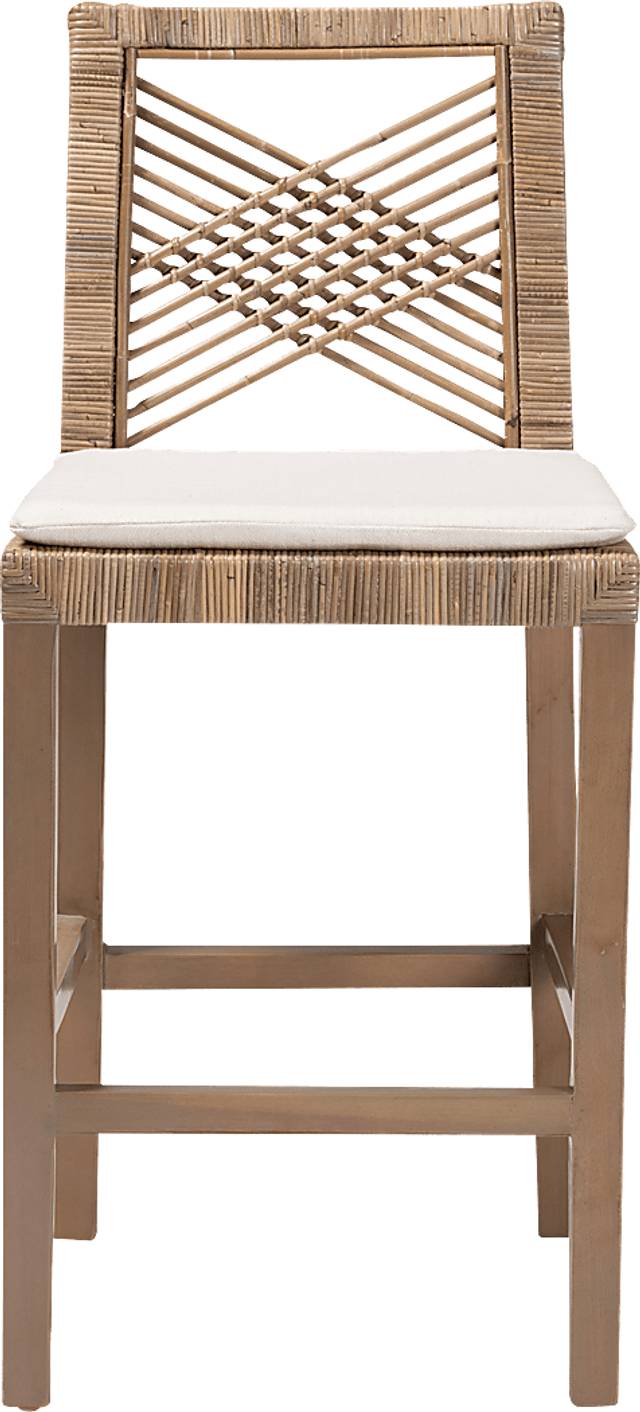 Medye Taupe Counter Stool - Thumbnail - Image 3