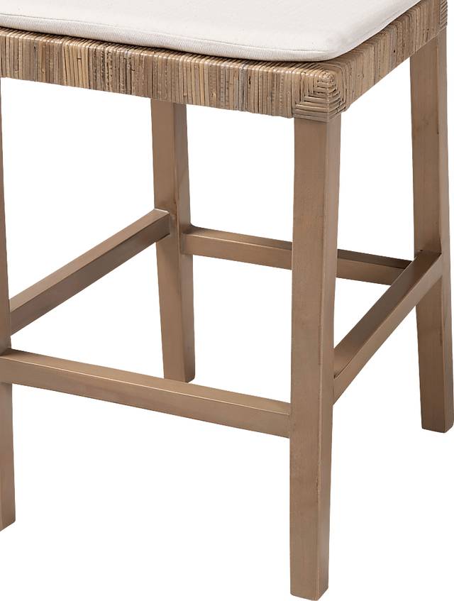Medye Taupe Counter Stool - Thumbnail - Image 7