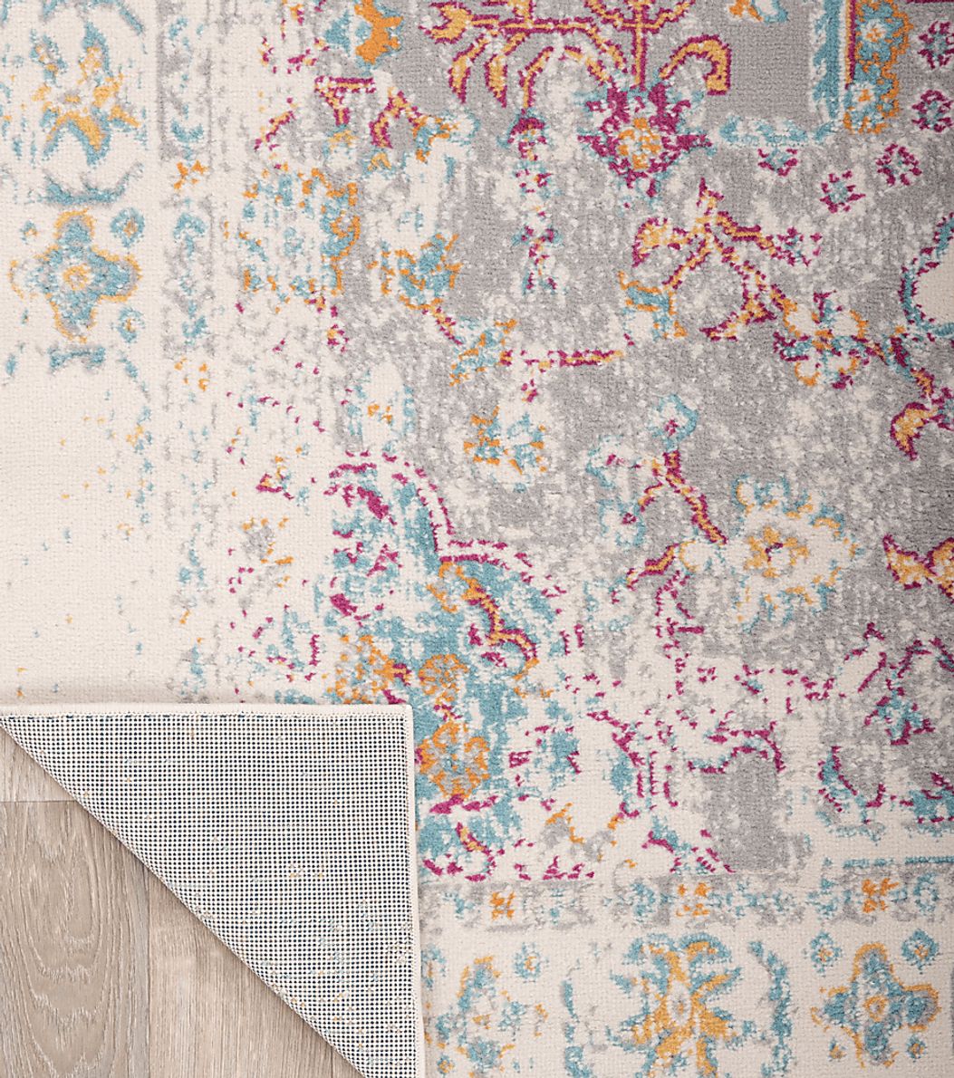 Meelan Gray 2' x 3' Rug