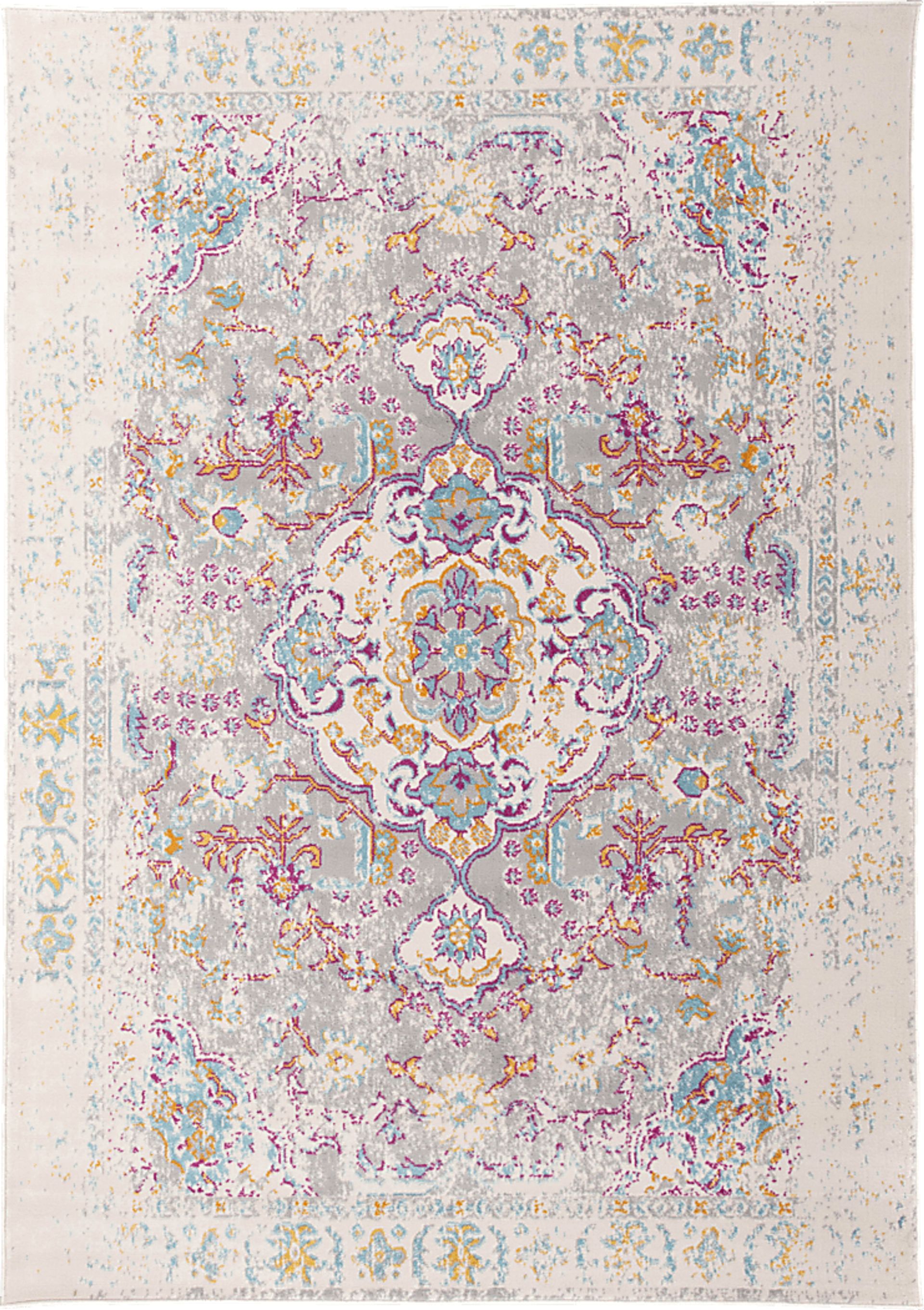 Meelan Gray 8' x 10' Rug - Image 1