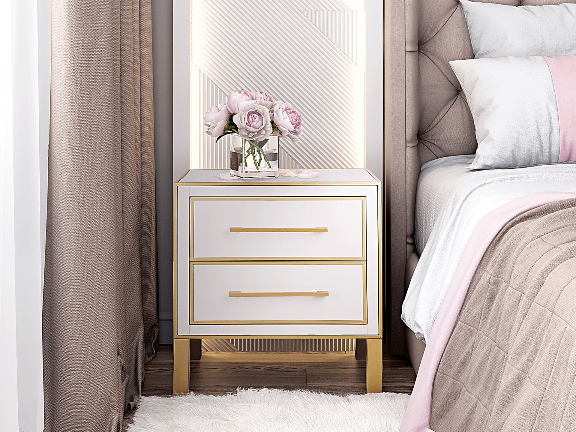 Megan Pink Accent Table - Image 3