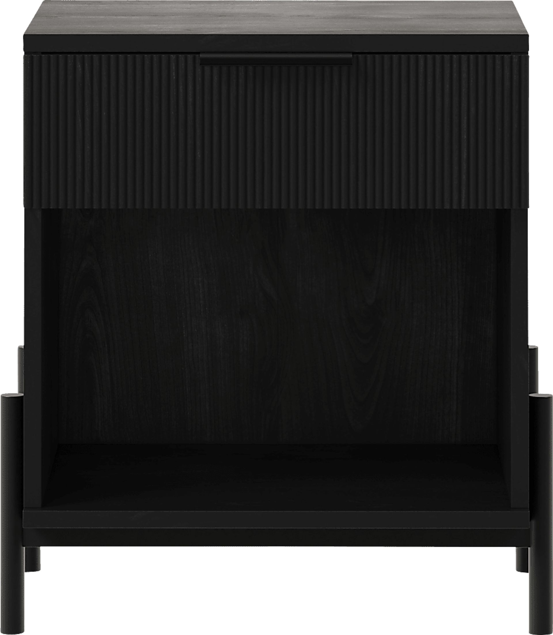 Megary Black Nightstand - Image 2