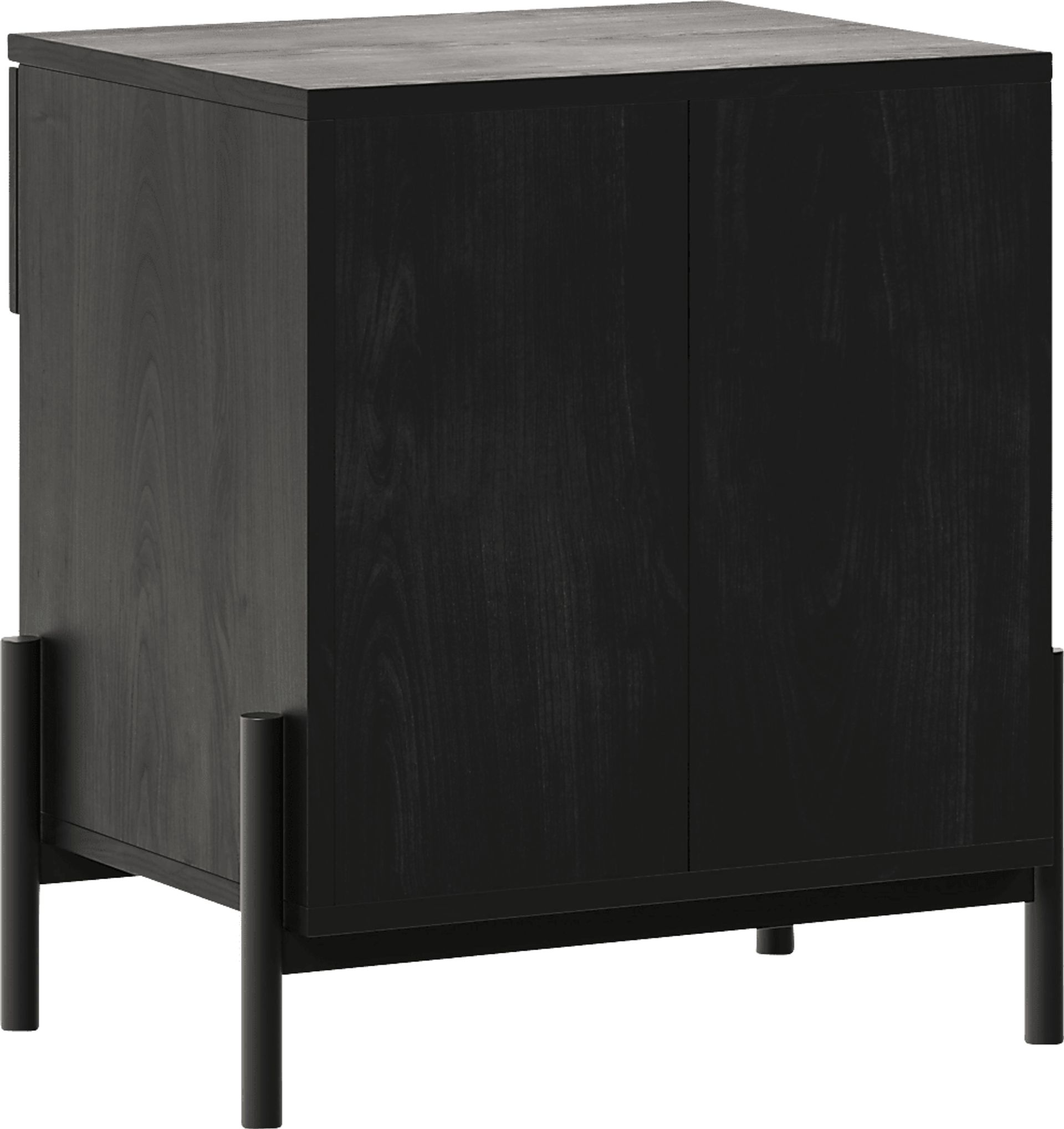 Megary Black Nightstand - Image 3