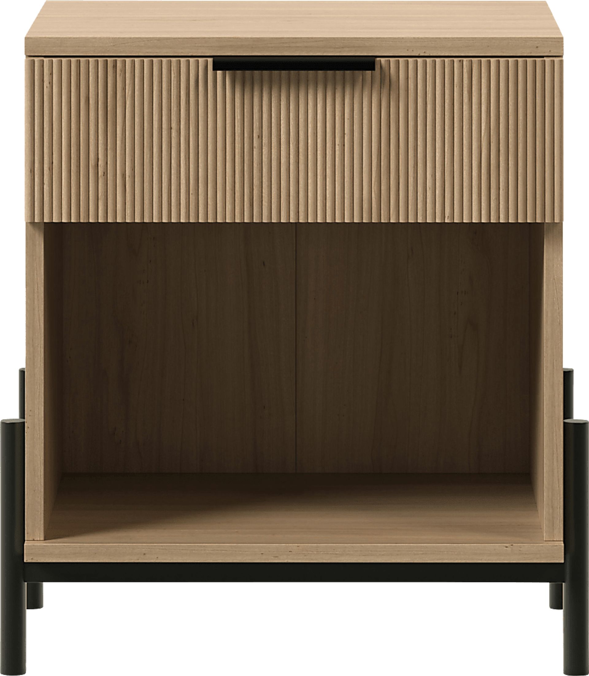 Megary Oak Nightstand - Image 1