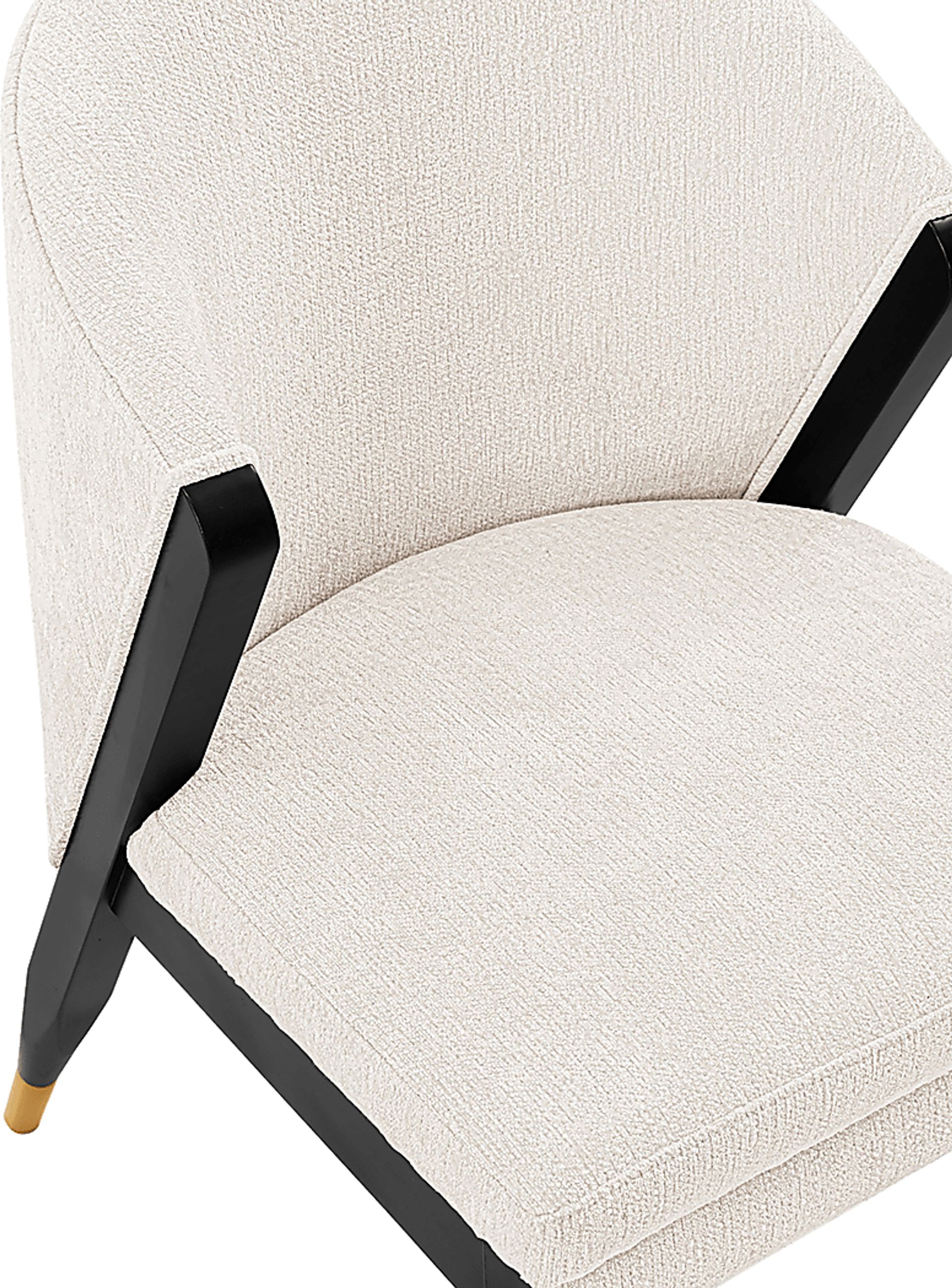 Megonko Cream Arm Chair - Image 2