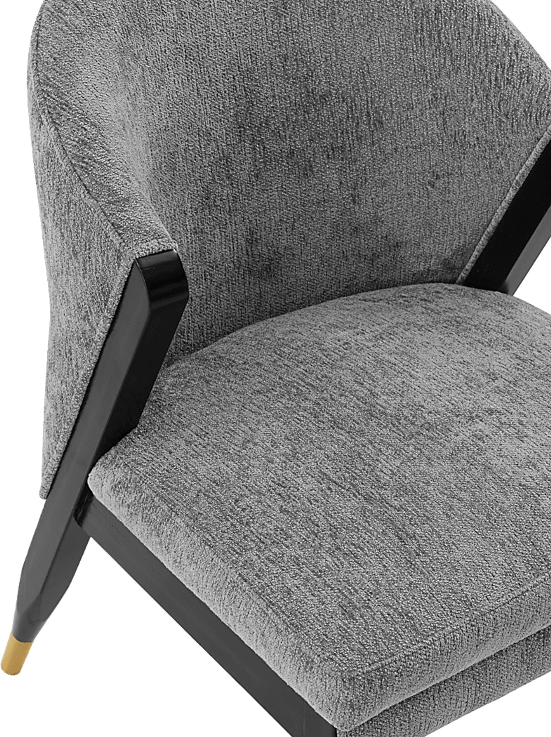 Megonko Gray Arm Chair - Image 3