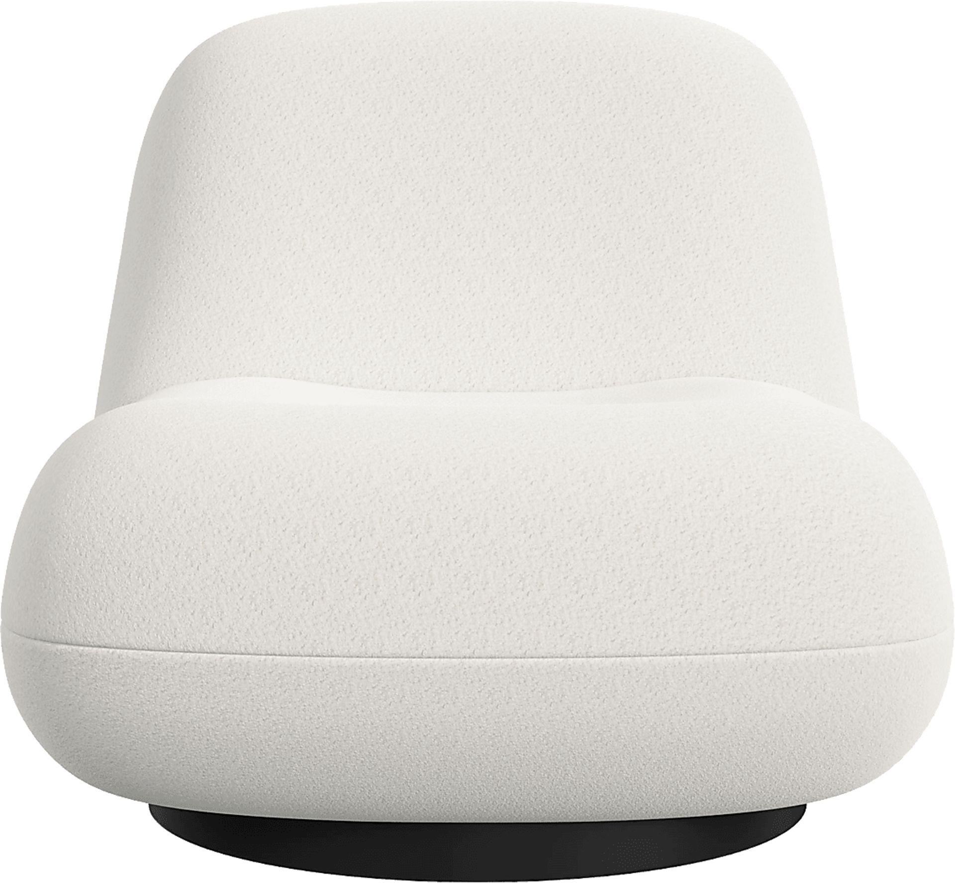 Mehlville White Swivel Accent Chair - Image 5