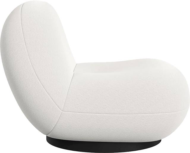 Mehlville White Swivel Accent Chair - Thumbnail - Image 6