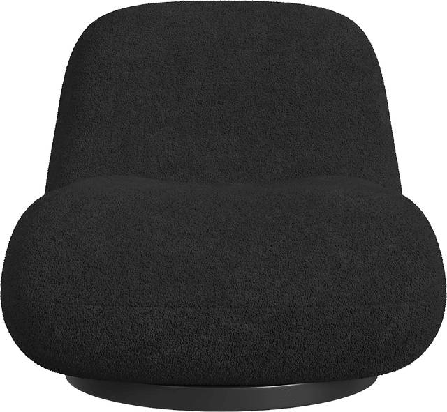 Mehville Black Swivel Accent Chair - Thumbnail - Image 3