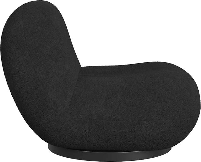 Mehville Black Swivel Accent Chair - Thumbnail - Image 4