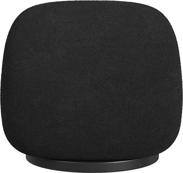 Mehville Black Swivel Accent Chair - Thumbnail - Image 5