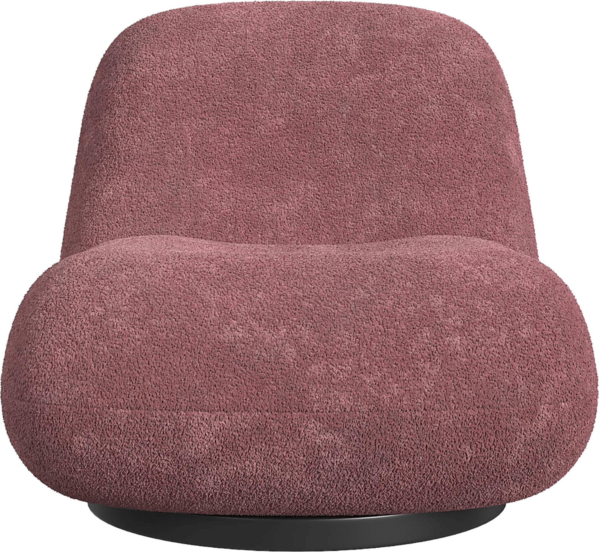 Mehville Mauve Swivel Accent Chair - Image 3