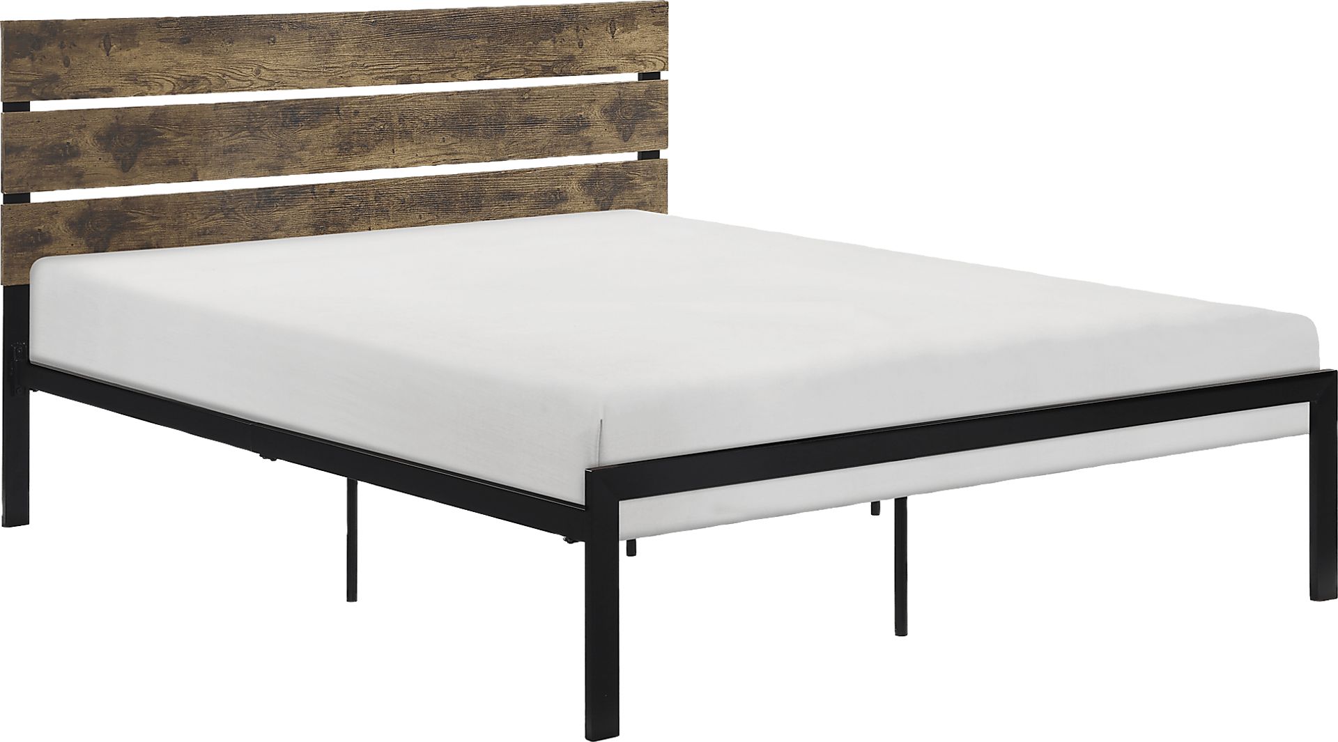 Meigs Brown Queen Platform Bed - Image 3
