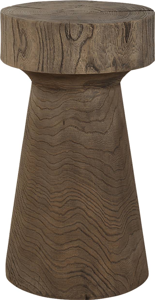 Meila Oak Accent Table - Thumbnail - Image 1