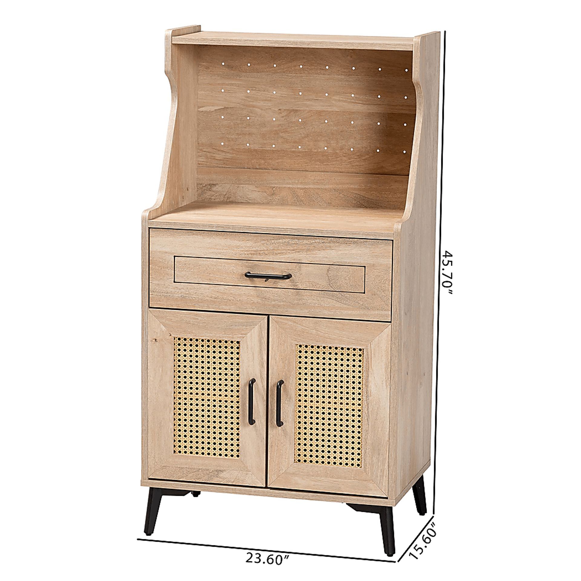 Meiney Brown Kitchen Cabinet - Image 3