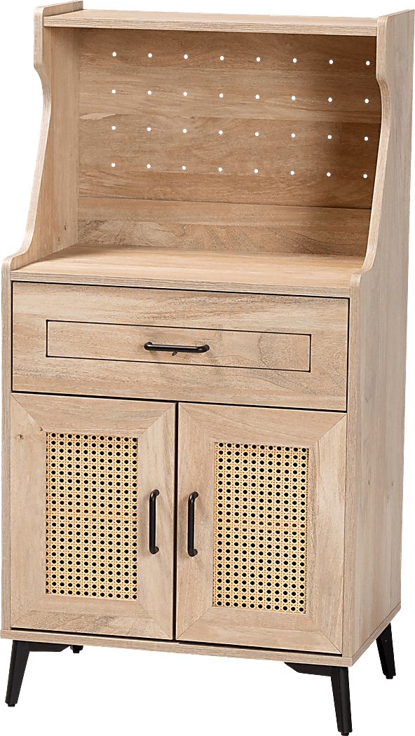 Meiney Brown Kitchen Cabinet