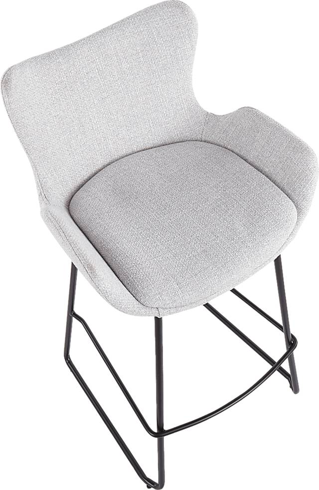 Meinhard Gray Counter Height Stool, Set of 2 - Thumbnail - Image 7