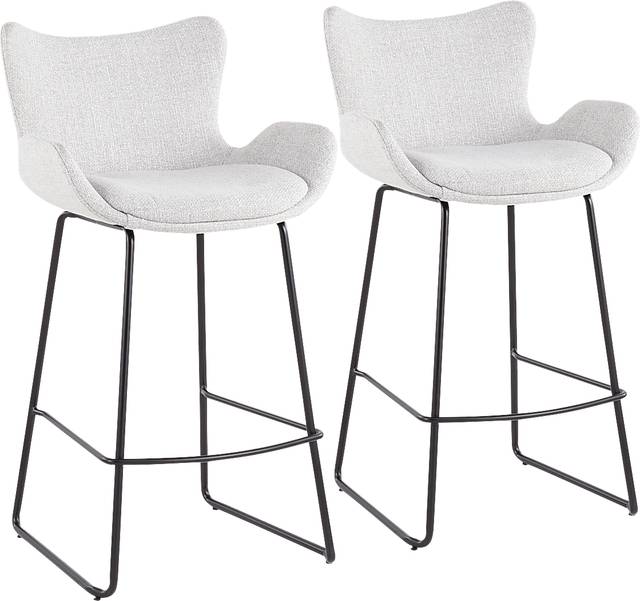 Meinhard Gray Counter Height Stool, Set of 2 - Thumbnail - Image 1
